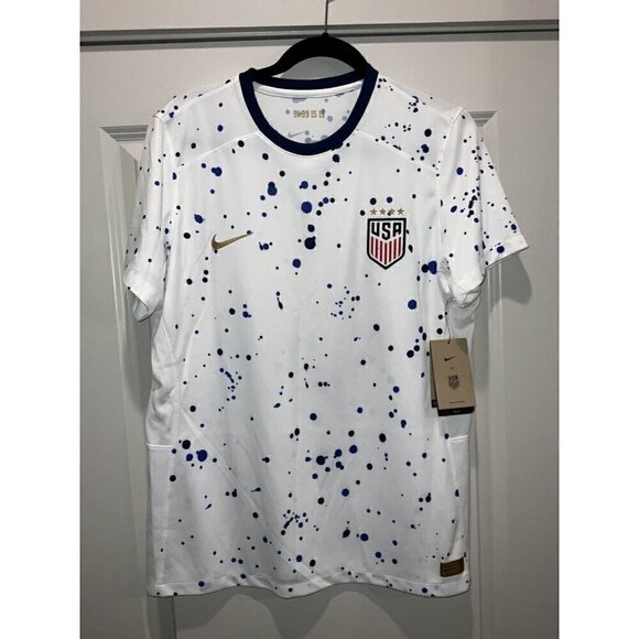 Nike‎ USA Soccer Team White Jersey Womens Sz XL DR5578-101 New - Picture 2 of 10